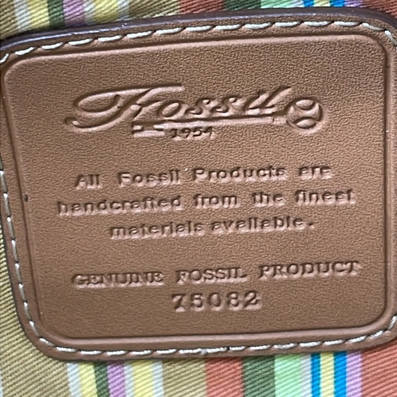 Fossil Beige and Brown Shoulder Bag - Picture 3 of 9